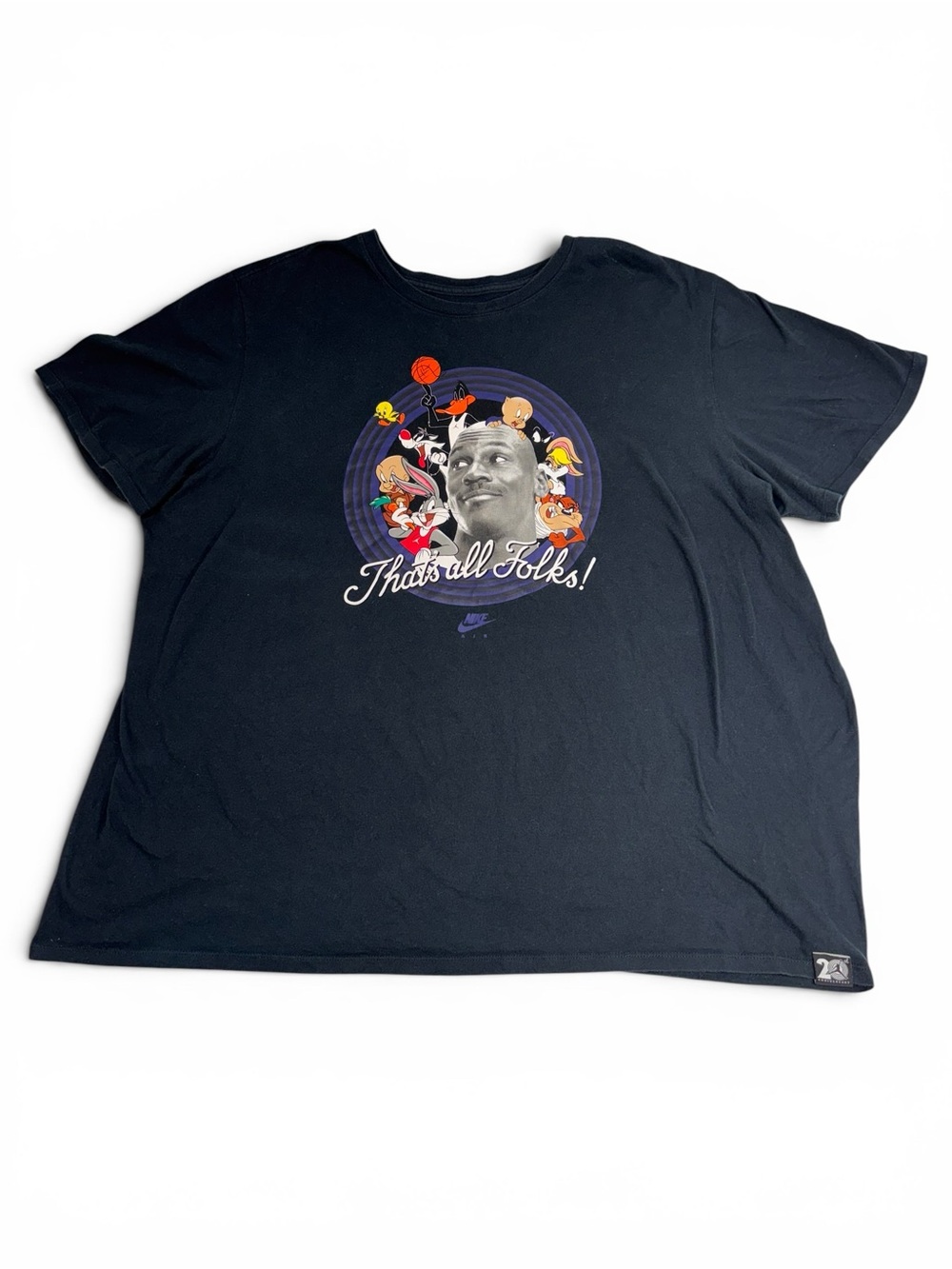 Nike Air Jordan Space Jam Thats All Folks Tee XXL